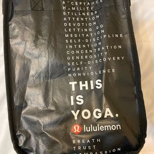 Black Lululemon Tote Bag